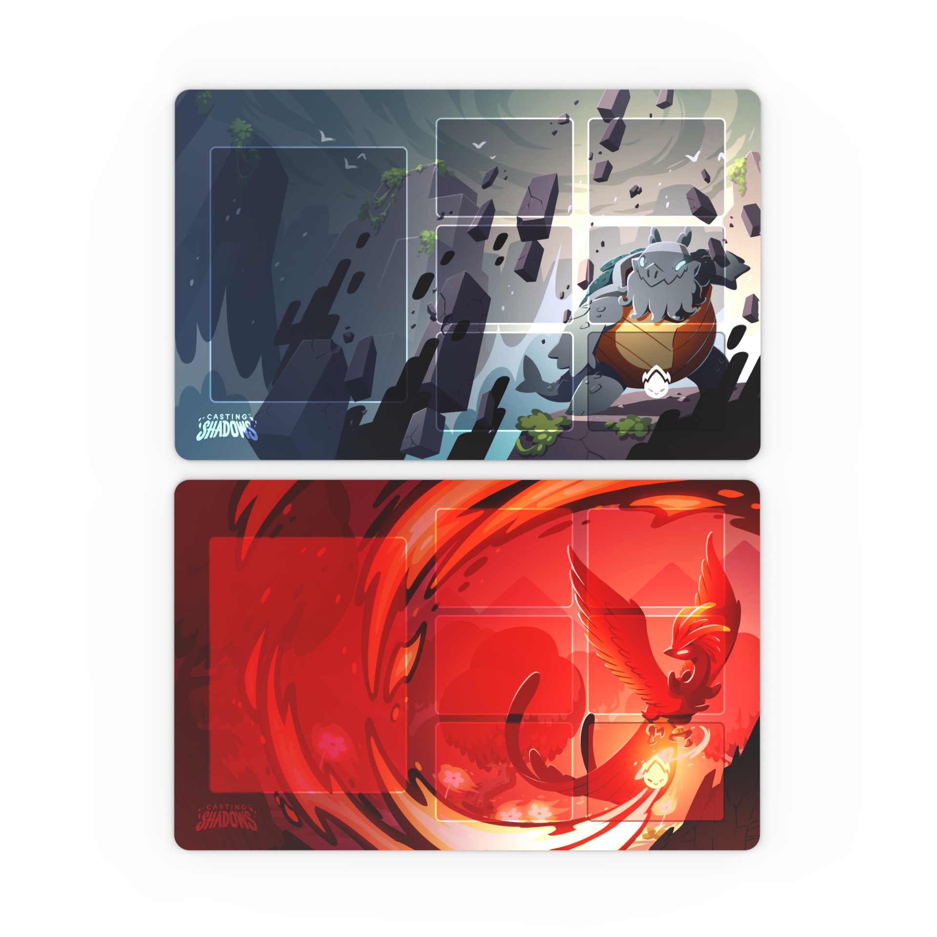 casting shadows card sleeves Casting Shadows: Molten Rock Expansion Play Mat Set