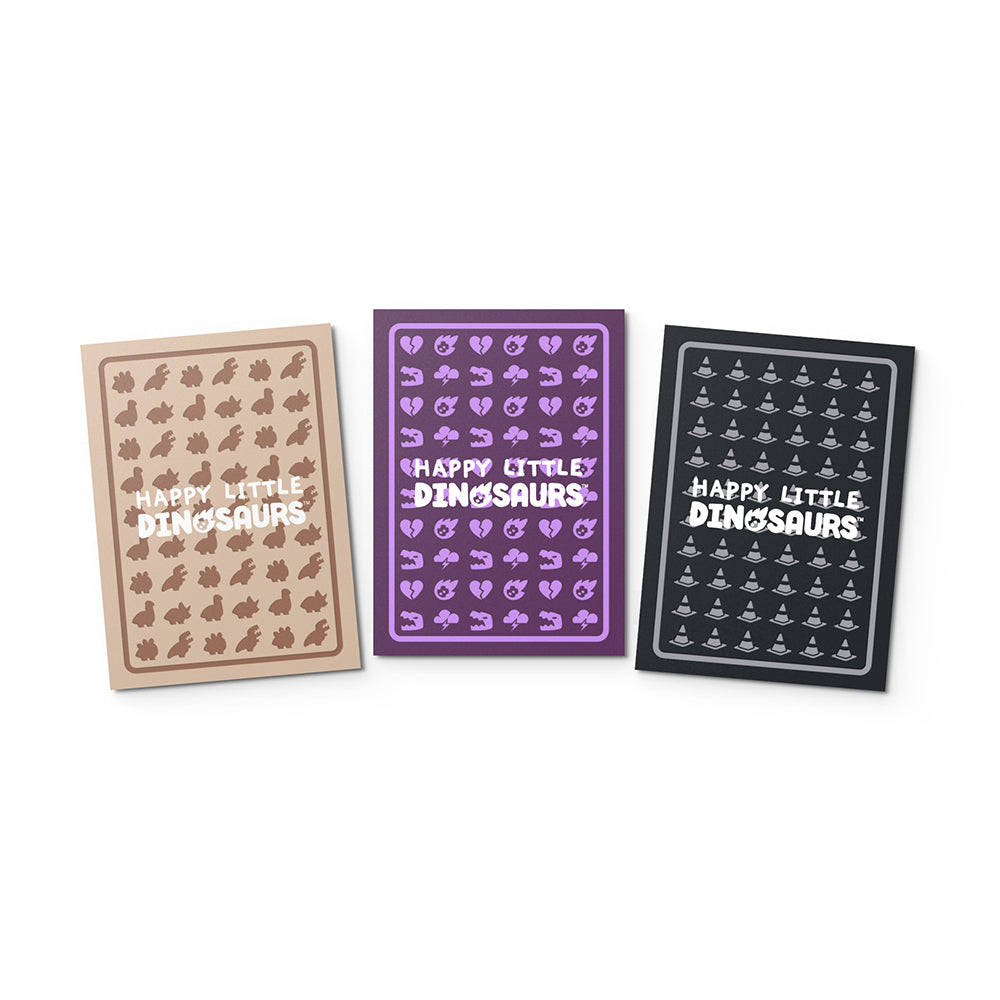 Happy Little Dinosaurs: Hazards Ahead Card Sleeves Happy Little Dinosaurs: Hazards Ahead Card Sleeves