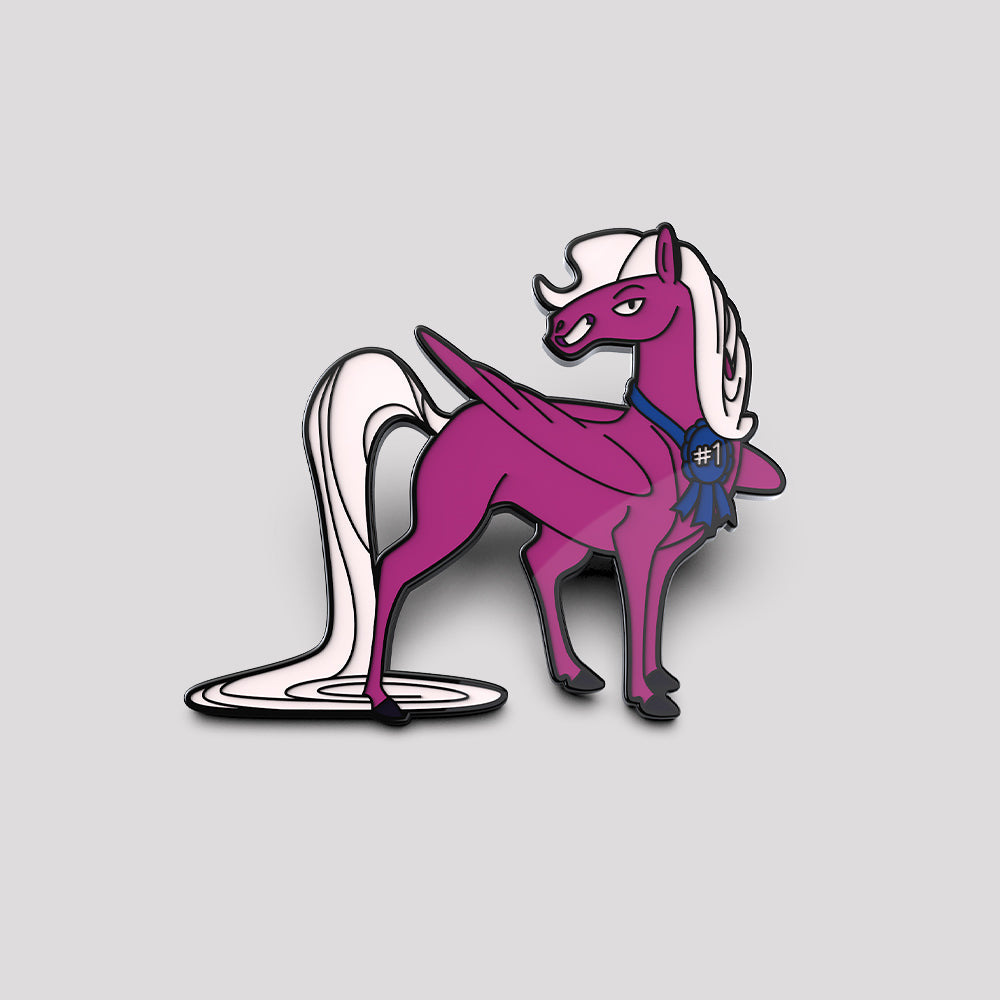 Handsomest Pegasus Pin | Funny, cute, & nerdy pins! – UnstableGames