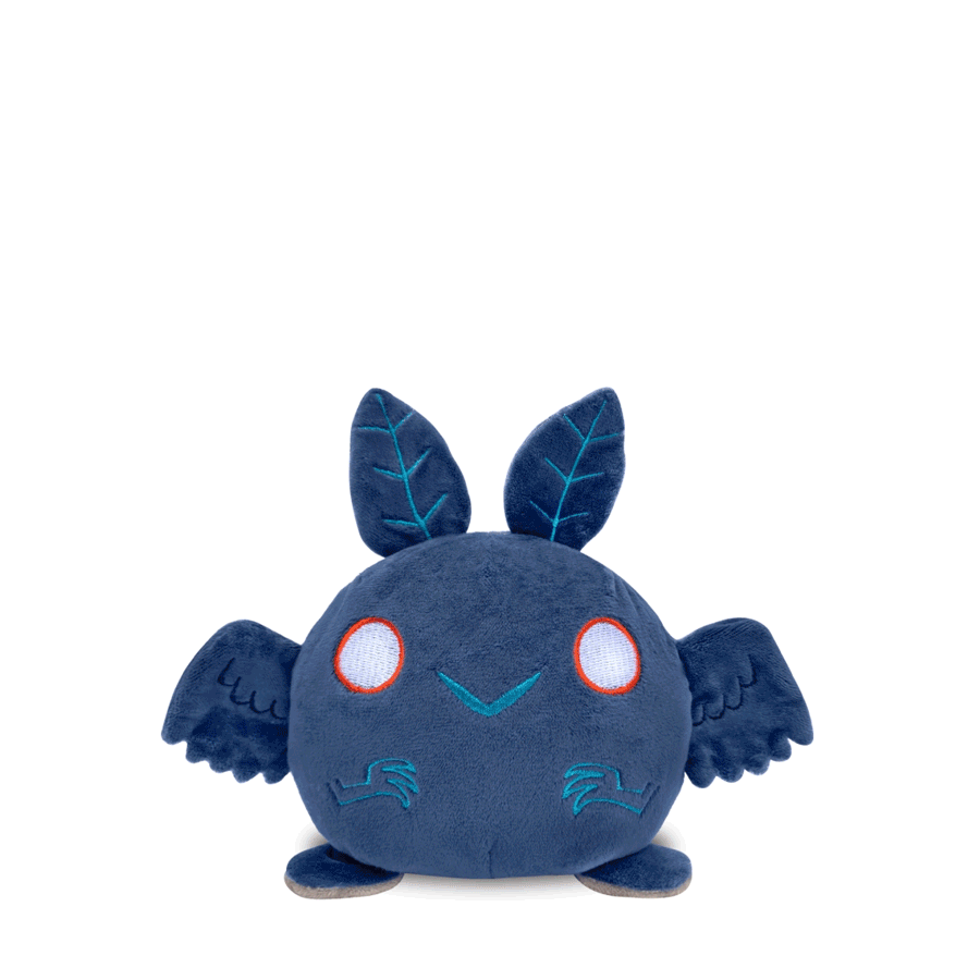 Twisted Cryptids: Mothman 4" Reversible Plushie flip GIF