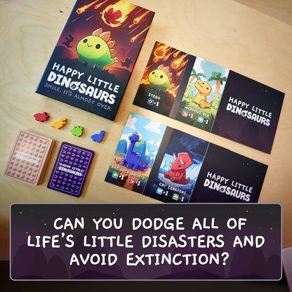Happy Little Dinosaurs: Base Game: Can you dodge all of life's little disasters and avoid extinction?