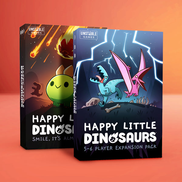 Happy Little Dinosaurs: Base Game + 5-6 Player Expansion Bundle   UnstableGames