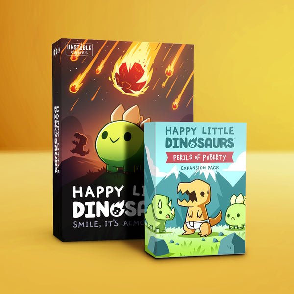Happy Little Dinosaurs: Base Game + Perils of Puberty Expansion Bundle UnstableGames Happy Little Dinosaurs: Base Game + Perils of Puberty Expansion Bundle UnstableGames
