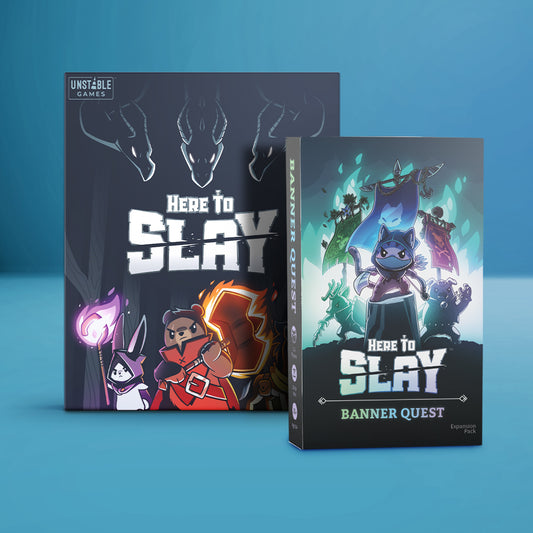 Here to Slay: Base Game + Banner Quest Expansion Bundle