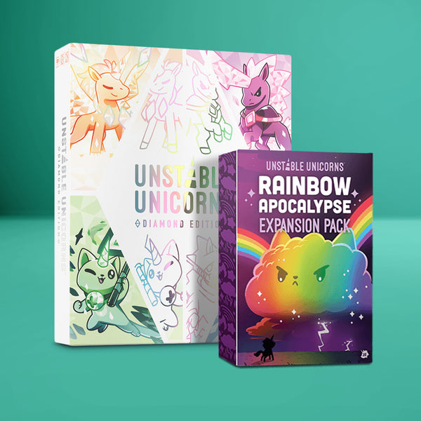 Unstable Unicorns: Diamond Edition: Base Game + Rainbow Apocalypse